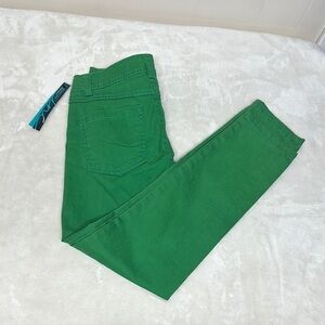 INC International Concepts Green Skinny Jeans Vibrant Tapered Fit